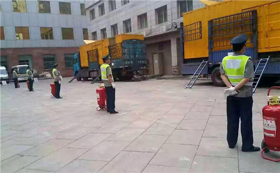 天坛街道租赁发电机案例